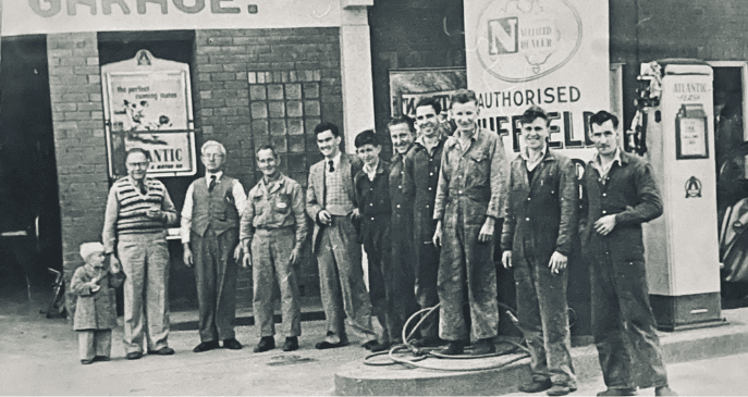 Historic shot of store